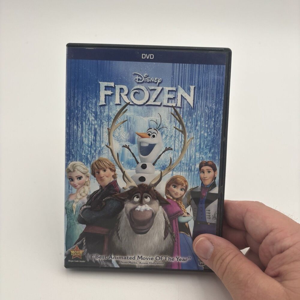 Disney Frozen DVD 2014 Elsa Anna Olaf Walt Disney Animation Family Movie PG